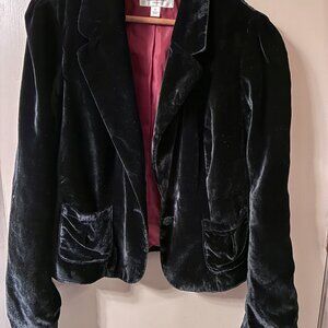 Black Velvet ISAAC MIZRAHI Jacket, Ladies sz 12